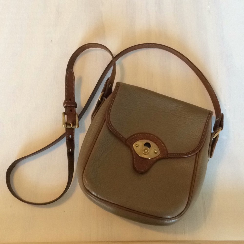 DOONEY & BOURKE crossbody bag- brown & tan vintage